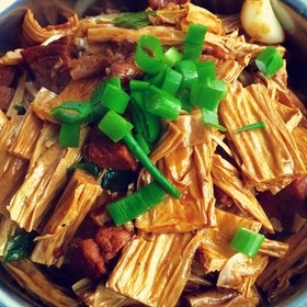 超级下饭的腐竹炖肉！
